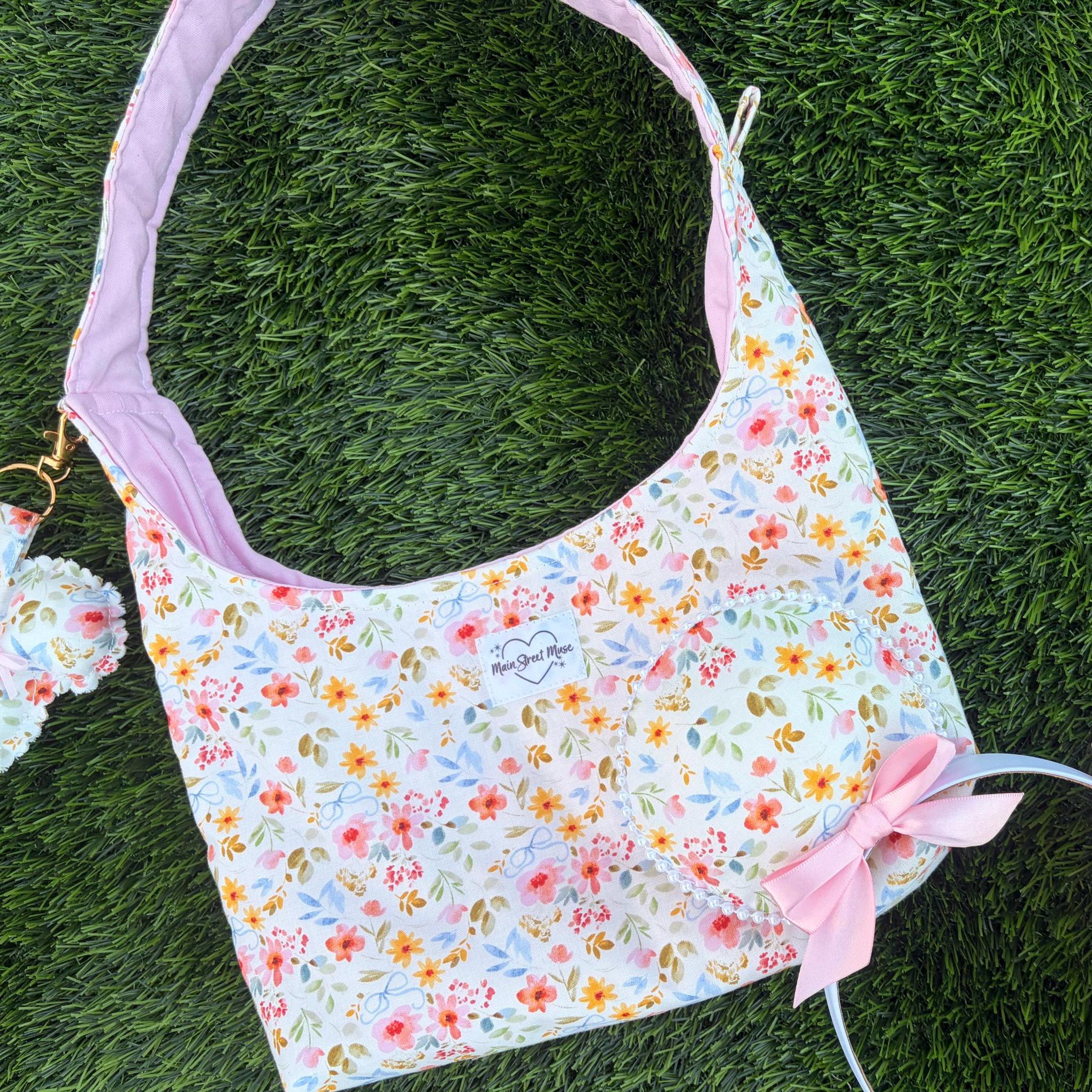 Pink Meadow Purse
