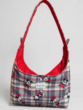 Plaid Mouse & Friends Purse