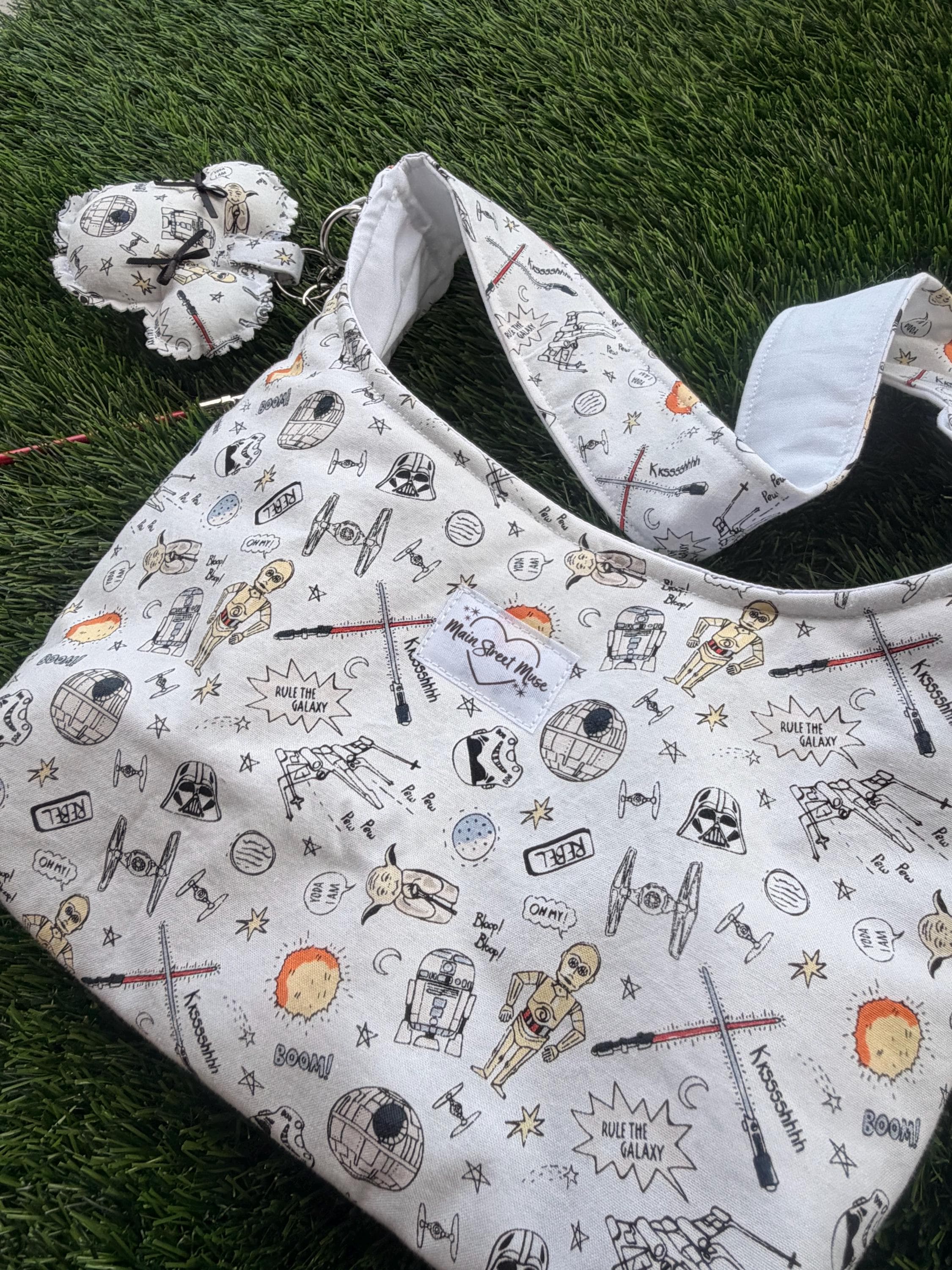 Sketch galactic battle handbag!