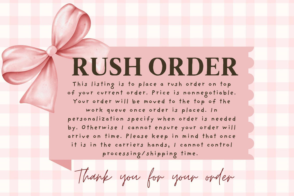 Rush order, jump to the top of the queue!