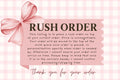 Rush order, jump to the top of the queue!